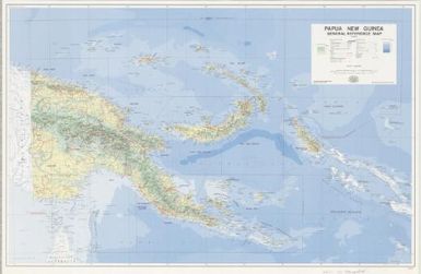 Papua New Guinea general reference map (Recto 1996 reprint)