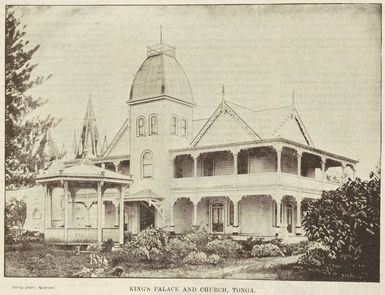 King's Palace and Church, in Tonga