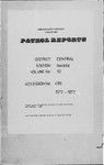 Patrol Reports. Central District, Kwikila, 1972-1972