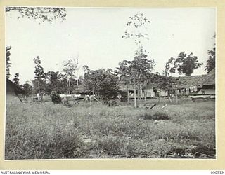 LAE, NEW GUINEA. 1945-08-14. THE OTHER RANKS (STAFF) LINES AT THE 2/7 GENERAL HOSPITAL