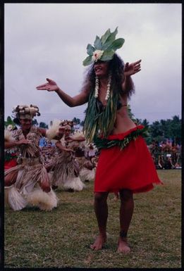 South Pacific Festival of the Arts, Apia, 1996. Tahitian dancer