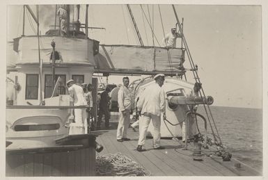 Ross, Malcolm, 1862-1930 :HMS Mildura, general quarters