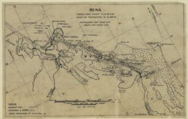 Buna : traced from target plan no. N 24, based on photographs to 10 Sept. 42