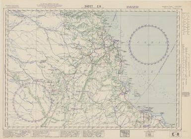 Australian aeronautical map (Sheet E8)