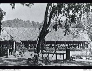 BOOTLESS BATTERY, PORT MORESBY, NEW GUINEA. C.1943. EXTERIOR VIEW OF THE SISTERS MESS AT 2/5TH AUSTRALIAN GENERAL HOSPITAL