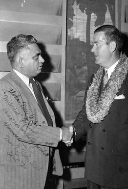 Robert Hannegan in Hawaii