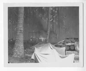 [Photo Lab Burning on Guadalcanal, No. 2]
