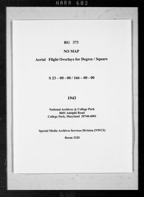 Overlay indexes for degree square 23S166E