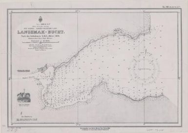 [German nautical charts of German New Guinea, Micronesia, Samoa and Kiautschou]: S�dl. Stiller Ocean. Neu-Guinea. Kaiser-Wilhelms-Land. Langemak-Bucht. (Sheet 140)