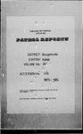 Patrol Reports. Bougainville District, Kieta, 1973 - 1974