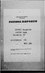 Patrol Reports. Bougainville District, Kieta, 1973 - 1974
