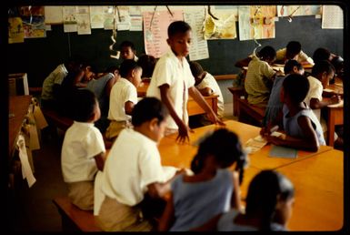 Children at Raiwaqa Primary School, 1971