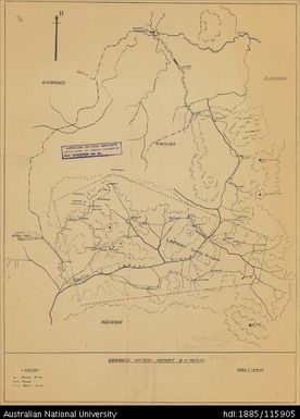 Papua New Guinea, Eastern Highlands, Kainantu Patrol Report No. 2 of 57-58, 1958, 1:126 720