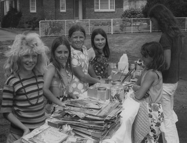 Fundraising for Fiji, Papatoetoe, 1972.