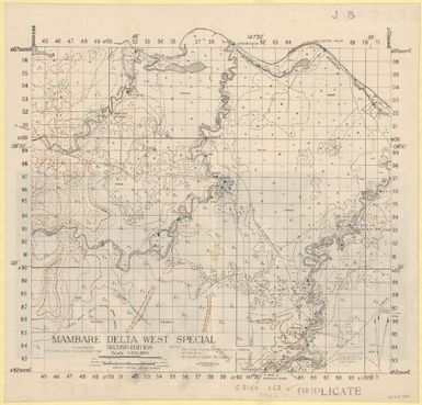 Mambare Delta west special / compiled by 2/1st Aust. Army Topo. Survey Coy. ; reproduced by 69th Engr. Co. (Top) detachment