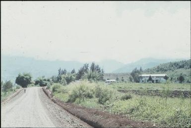 The road from Mt Hagen to Minj. People are moving down from the hills to build their houses along it (3) : Wahgi Valley, Papua New Guinea, 1970 / Terence and Margaret Spencer