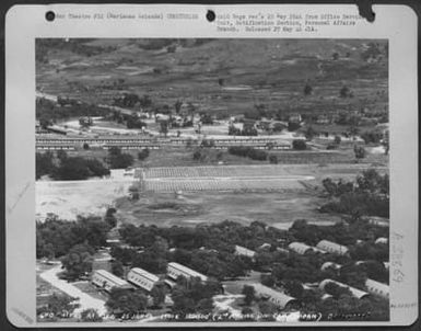 2Nd Marine Division Cemetery On Saipan In The Marianas Islands. (U.S. Air Force Number A60385AC)