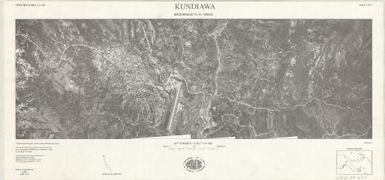 Papua New Guinea 1:12,000 uncontrolled photo mosaic: Kundiawa