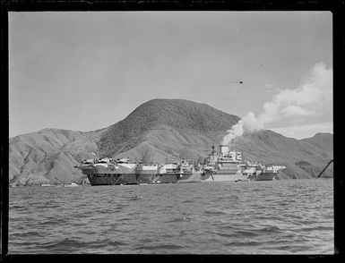 British aircraft carrier Indefatigable, Queen Charlotte Sound