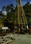 Bridge construction, Aitape area, Sepik, Oct 1961