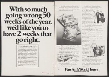 With so much going wrong 50 weeks of the year, we'd like you to have 2 weeks that go right.