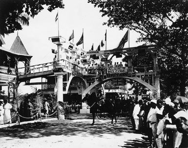 Peace celebrations at Apia, 1914