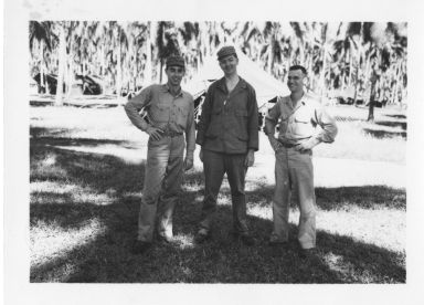 Williams, [Mike?], and Thompson on Guadalcanal