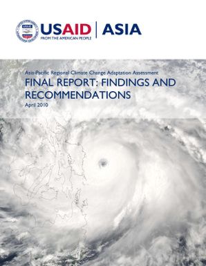 Asia-Pacific regional climate change adaptation assessment - Findings and recommendations : final report