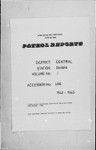 Patrol Reports. Central District, Goilala, 1942-1945