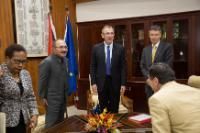 Visit of Andris Piebalgs, Member of the EC, to Papua New Guinea