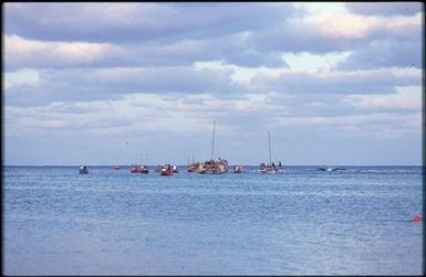 Boats and horizon