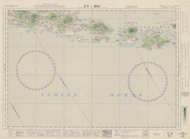 Australian aeronautical map: Bali (Sheet C3)