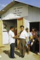 Federated States of Micronesia, people in security line at Yap Island airport