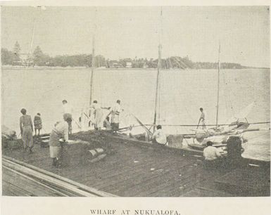 Wharf at Nukualofa