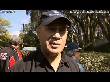 Tongan Protest over the sale of Atalanga Royal residence in Auckland
