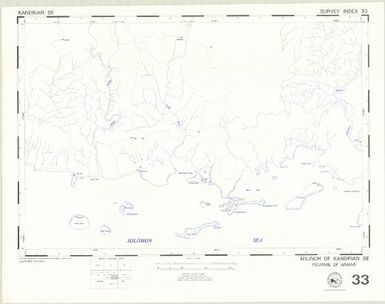 Milinch of ... : fourmil of ... (33 - Fourmil of Arawe - Milinch of Kandrian SE)