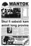 Wantok Niuspepa--Issue No. 1117 (November 23, 1995)