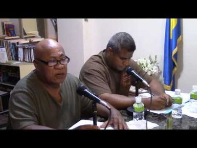 Talk Show with Members of the Political Education Committee of Ngiwal State - (7-25-16)
