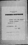 Patrol Reports. West New Britain District, Kandrian, 1956 - 1957