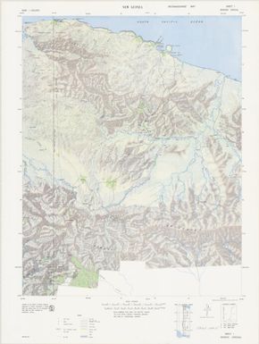 New Guinea, Border (special) 1:100,000 (sheet 1)