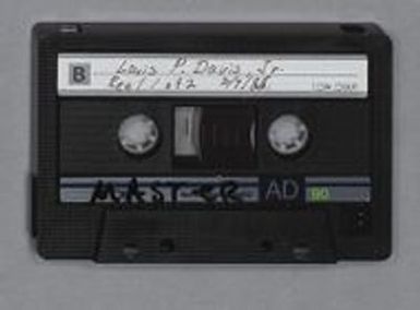 Louis Poisson Davis, Jr., oral history interview, February 7, 1988