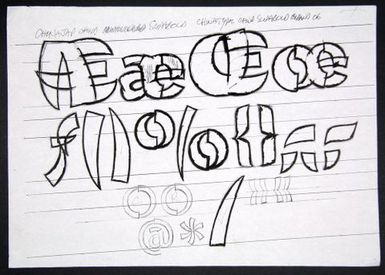 Churchward Chinatype Supabold Condensed 2005 Sketch