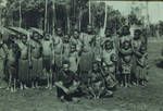 Lake Murray headman with his wives and children, [Papua New Guinea], 1952