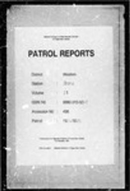 Patrol Reports. Western District, Daru, 1924 - 1925