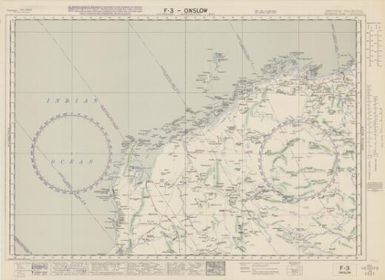 Australian aeronautical map: Onslow (Sheet F3)