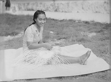 [Portrait of a young Pacific Island woman]