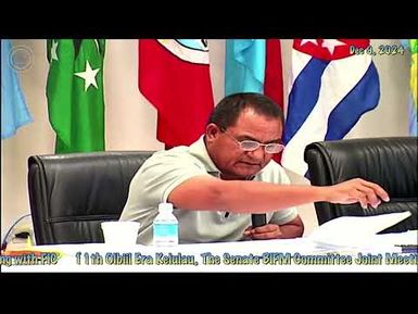 11th OEK, The Senate BIFM Committee Joint Meeting with FIC
