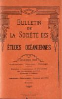Bulletin de la Société des Études Océaniennes numéro 08