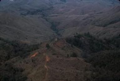 [Aerial view of Bulolo-Wau Valley, Papua New Guinea]