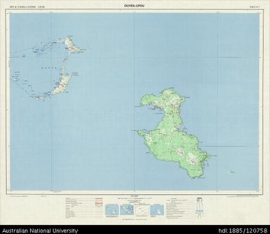 New Caledonia, Ouvea-Lifou, Sheet 5, 1:200 000